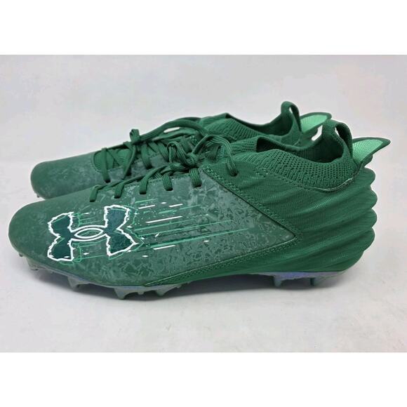 Under Armour Blur Smoke 2.0 MC Green Football Cleats 3027978-300 Men’s Size 13 - Picture 1 of 10
